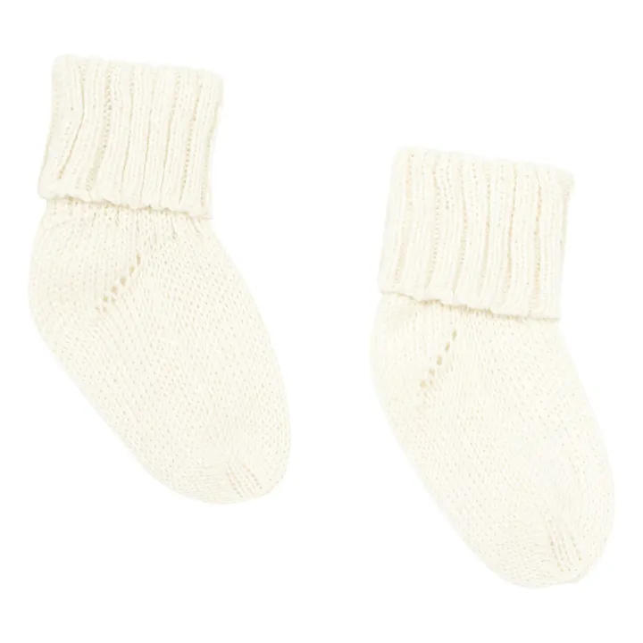 Knitted Socks | Ecru- Product image n°0