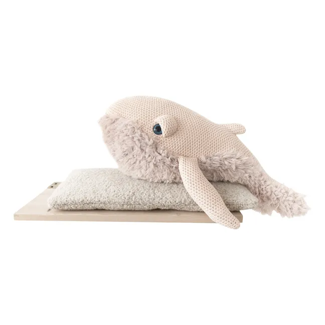 Peluche géante baleine Mama x Smallable | Nude