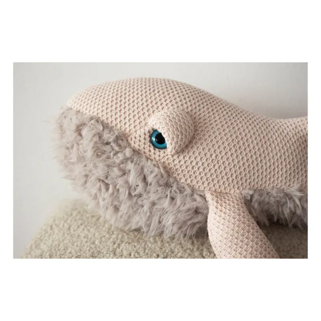 Peluche géante baleine Mama x Smallable | Nude