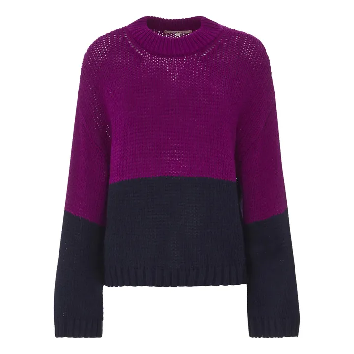 Round Neck Jumper | Purple- Product image n°0