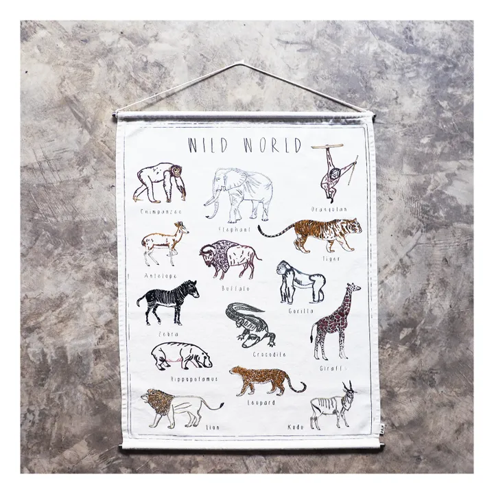 Animal Embroidered Poster- Product image n°1