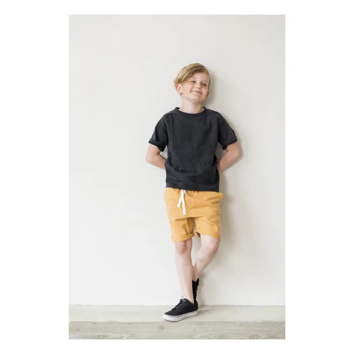 Shorts Bastian aus Bio-Baumwolle  | Senffarben- Produktbild Nr. 1