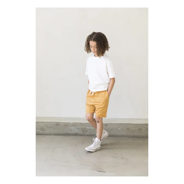 Shorts Bastian aus Bio-Baumwolle  | Senffarben- Produktbild Nr. 2