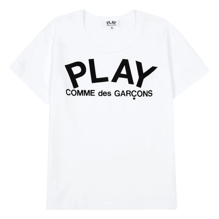 T-shirt play kids llogo | Bianco- Immagine del prodotto n°0