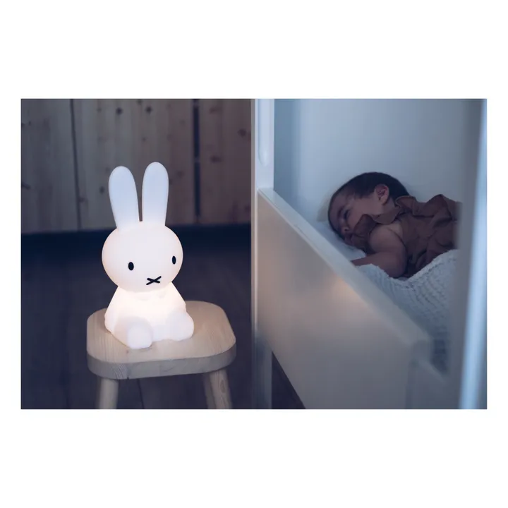 Lampada notturno Miffy in silicone soffice | Bianco- Immagine del prodotto n°1