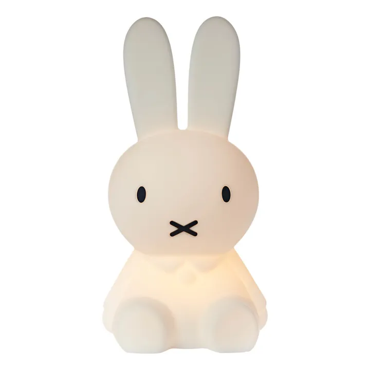 Lampada notturno Miffy in silicone soffice | Bianco- Immagine del prodotto n°0