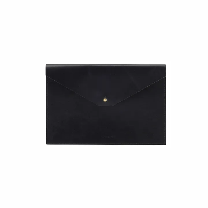 Leather Pouch | Black- Product image n°0