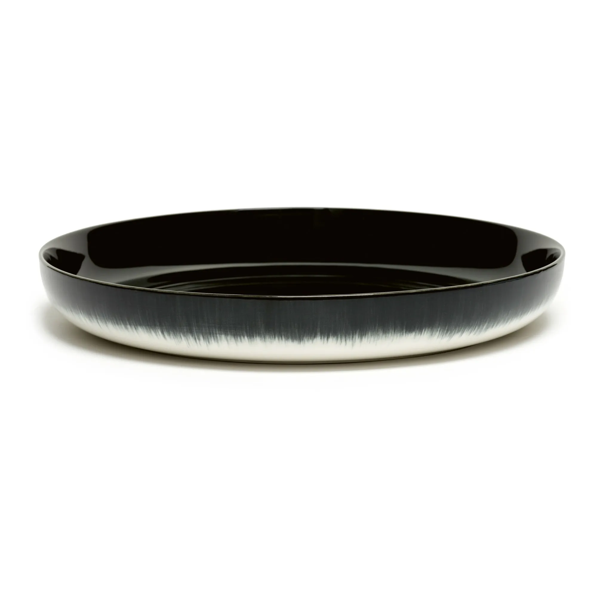 Serax Black Ceramic Dish, Design By Ann Demeulemeester