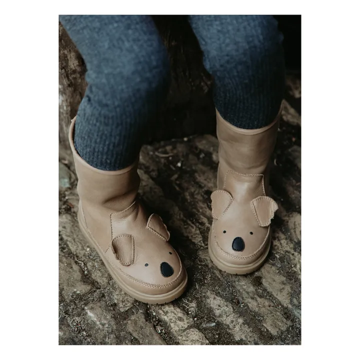 Bottes Fourrées Koala Wadudu | Beige- Image produit n°1