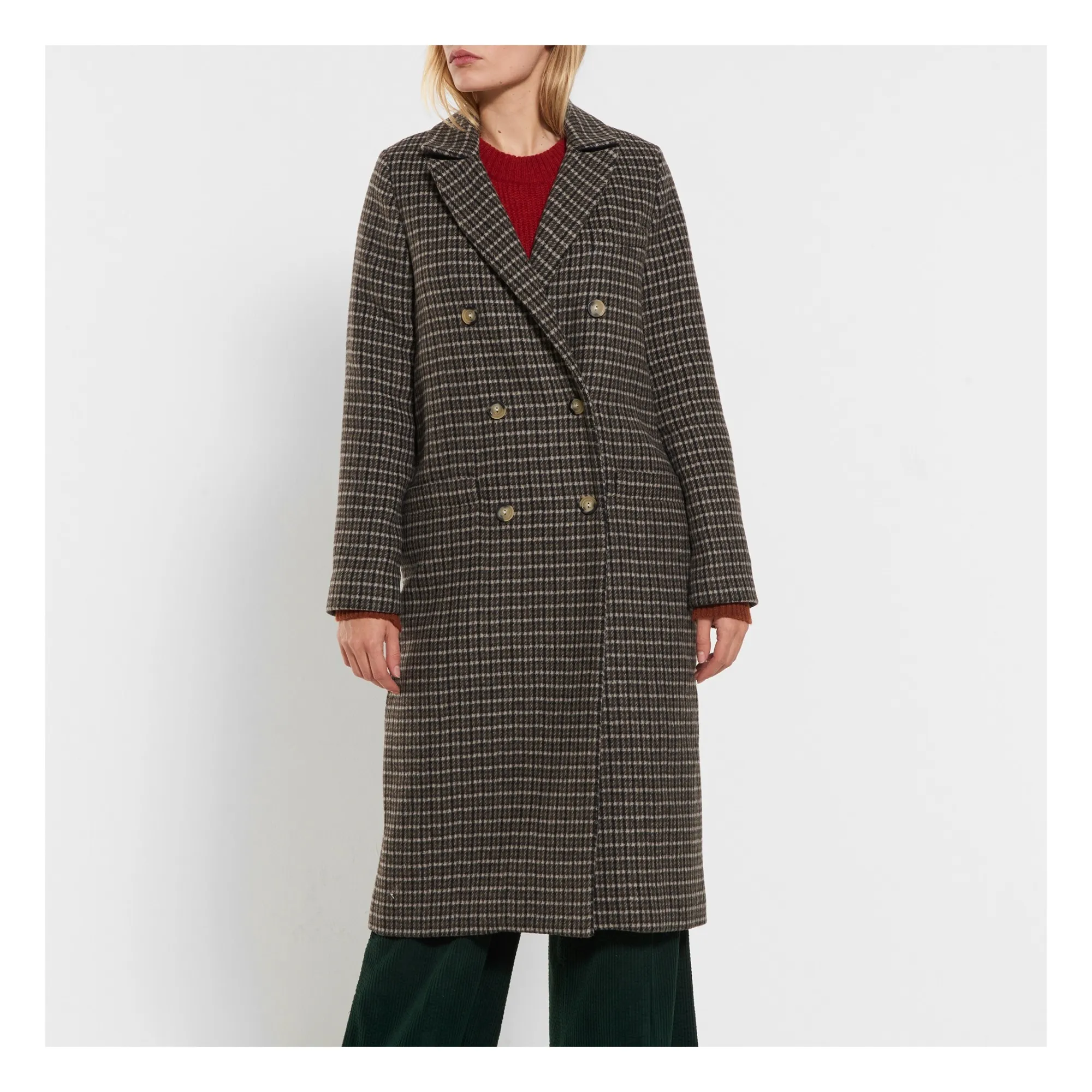 Chloé Stora Khaki Metz Coat