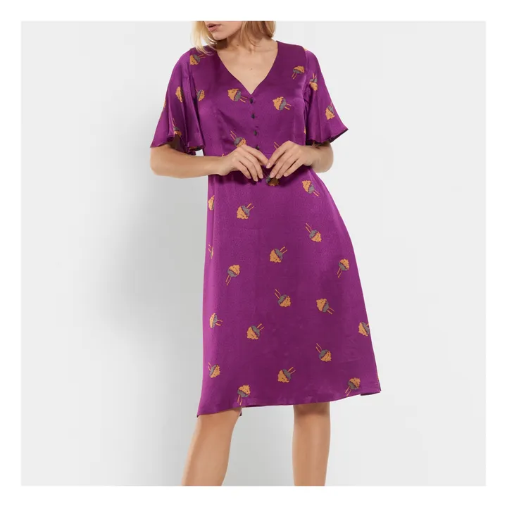 Lavinia Dress | Purple- Product image n°3