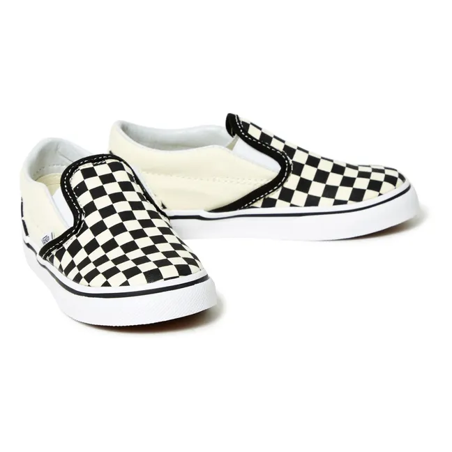 Slip-On Damier | Blanc