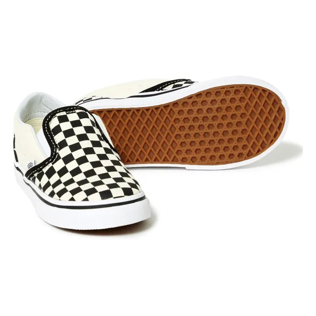 Slip-On Damier | Blanc