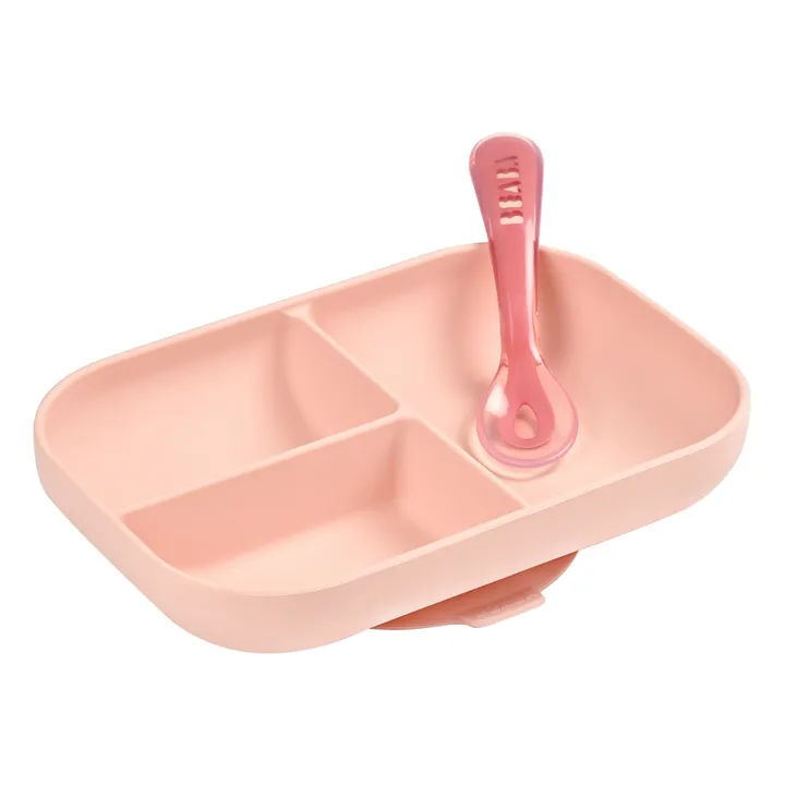 Coffret repas en silicone | Rose- Image produit n°2