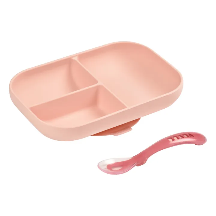 Coffret repas en silicone | Rose- Image produit n°4