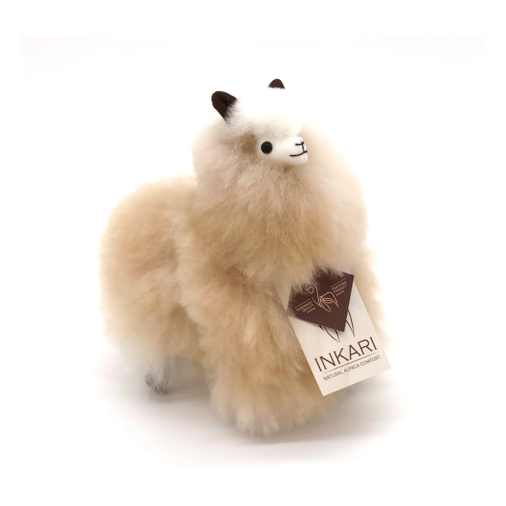 Alpaca Peluche De SeÃ±or Pelo Inkari Peluche Llama De Alpaca Beige