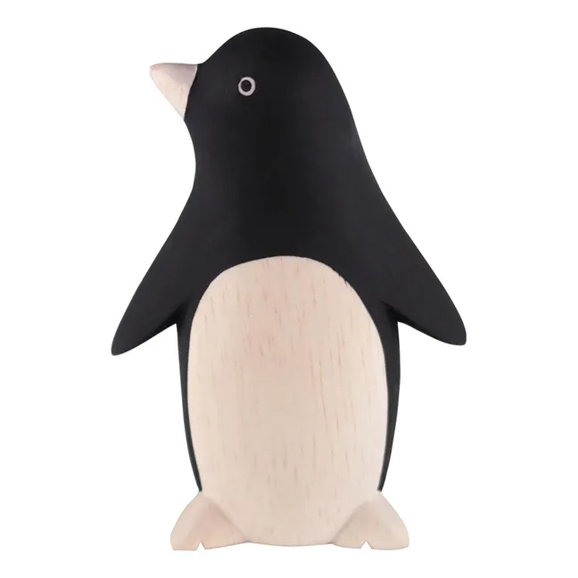 Figurita de madera Pingüino