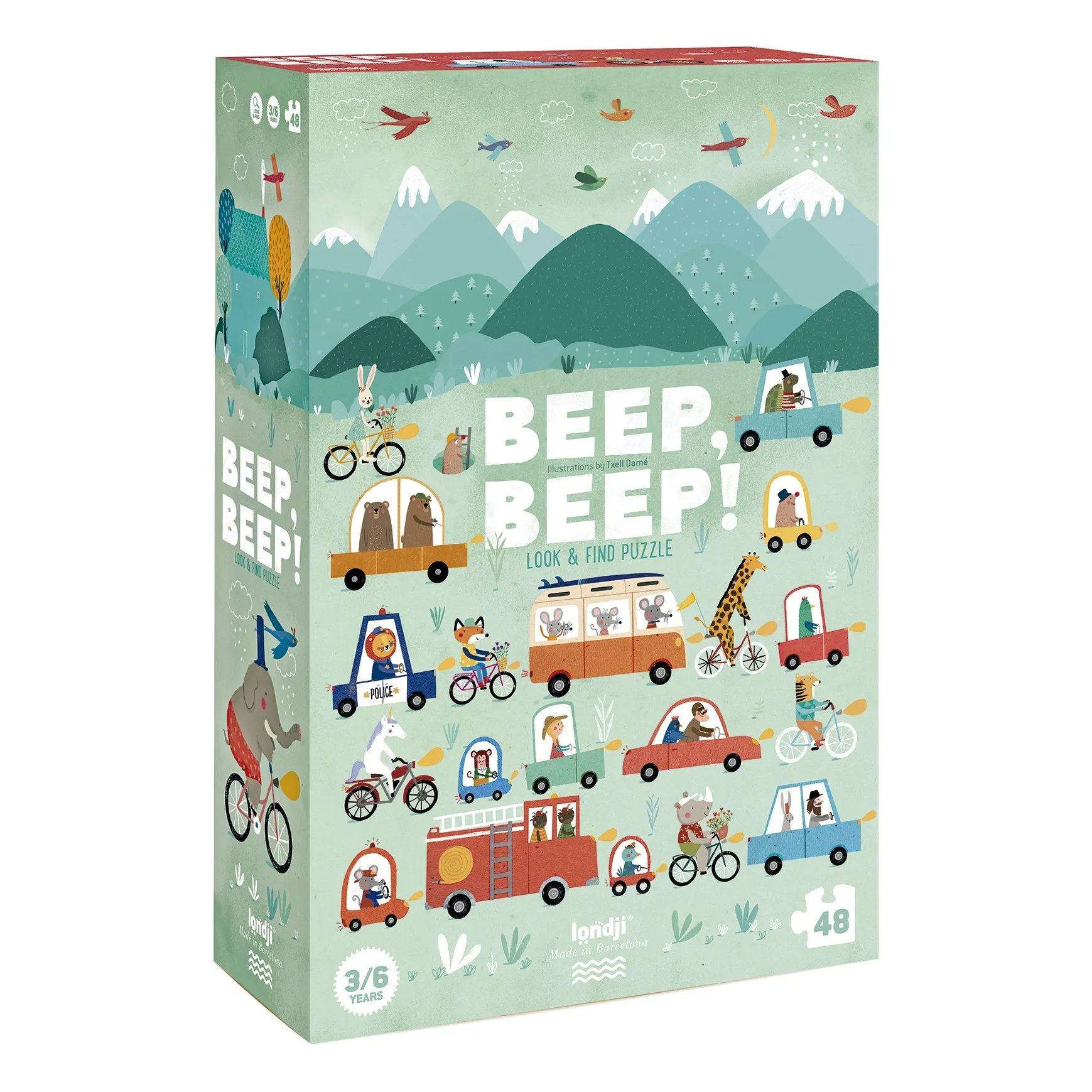 Londji Multicoloured Beep! Beep! Puzzle Beep!