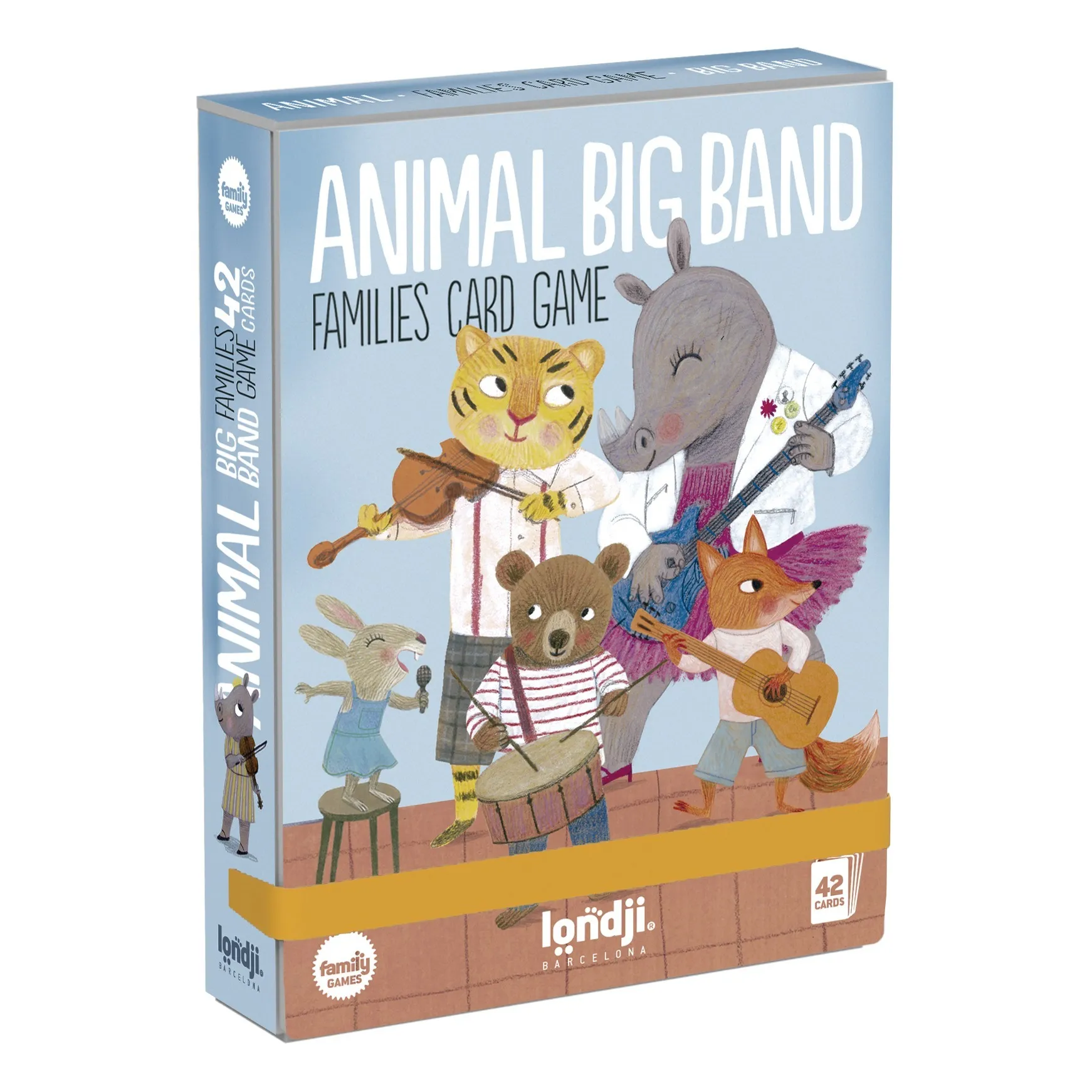 Londji Multicoloured Playing Cards - Animal Big Band
