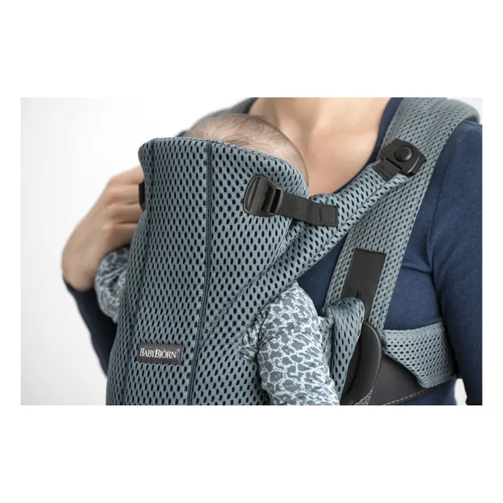 Mochila portabebés Move de malla 3D | Verde Gris- Imagen del producto n°5