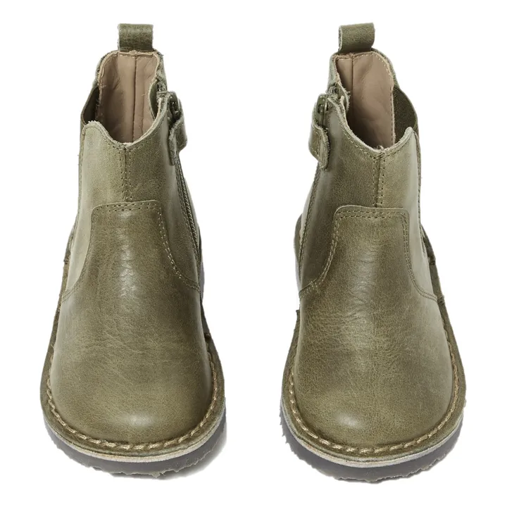 Chelsea Boots - Collection Two Con Me  | Vert kaki- Image produit n°3