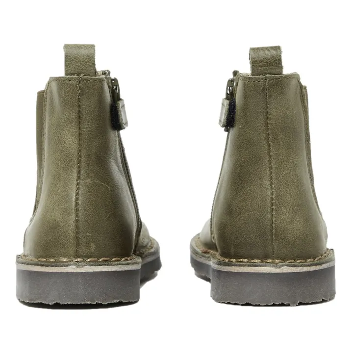 Chelsea Boots - Collection Two Con Me  | Vert kaki- Image produit n°4