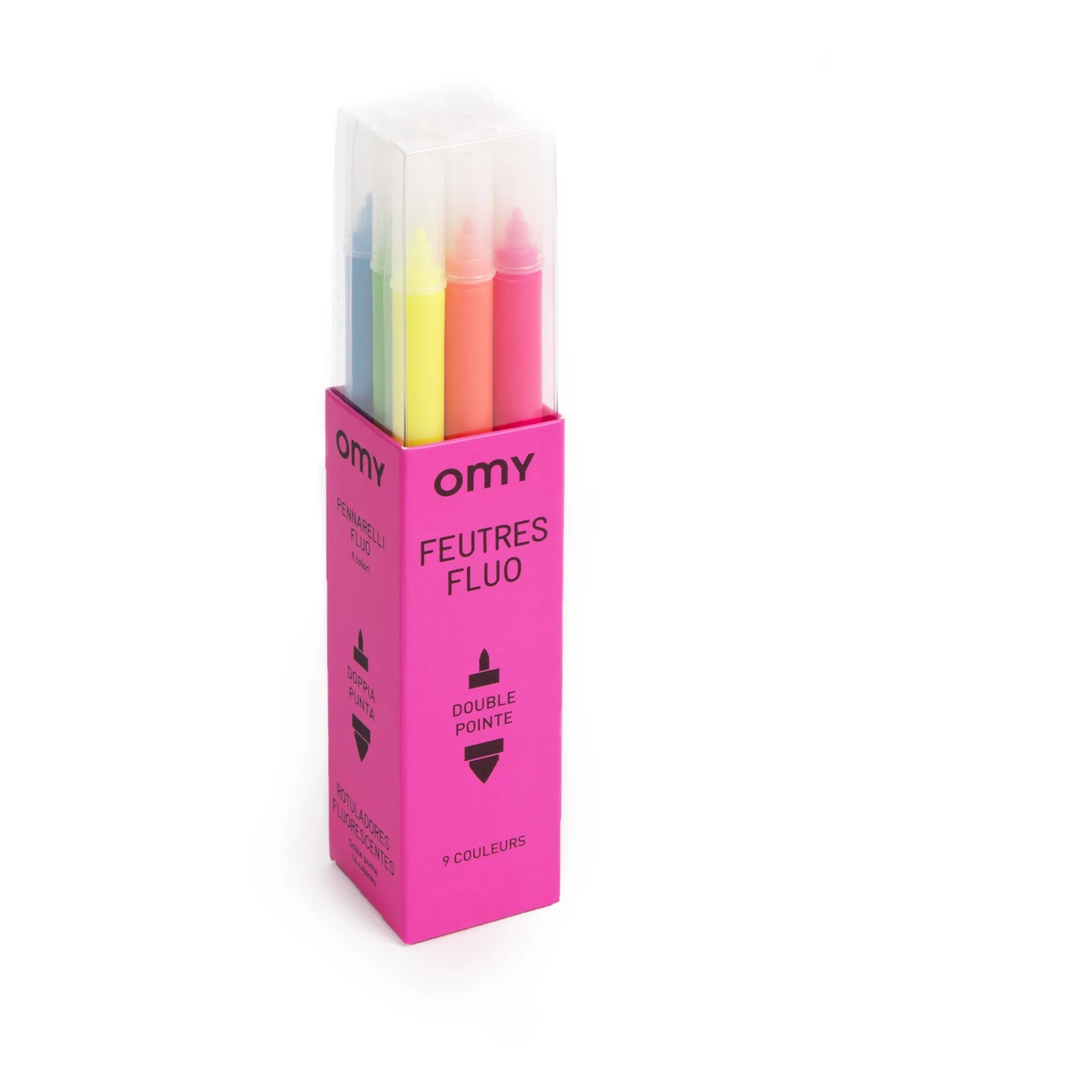 Feutres fluo - Boîte de 9- Image produit n°0