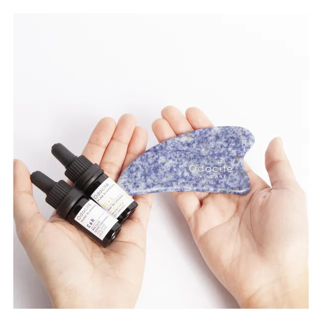 Gua Sha en Blue Sodalite