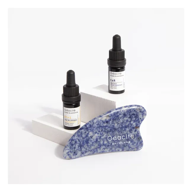Gua Sha en Blue Sodalite