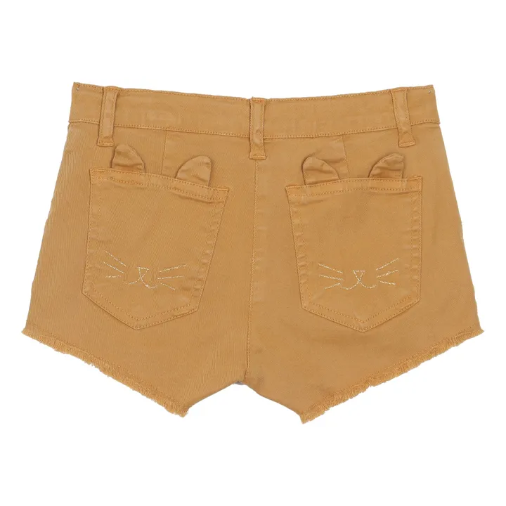 Cat Shorts | Ochre- Product image n°1