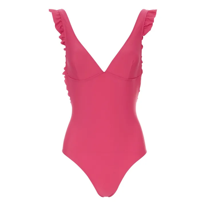 Tara Canopea x Smallable Swimsuit | Raspberry red- Product image n°0