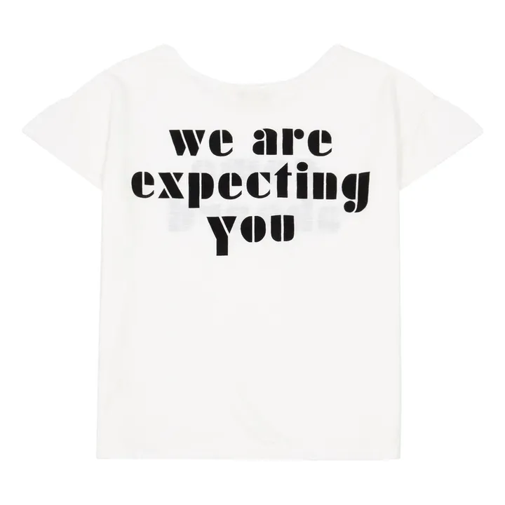 Camiseta Come Aboard de algodón orgánico | Blanco- Imagen del producto n°5