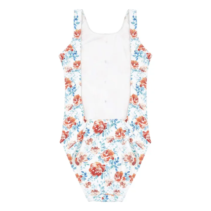 Floral Swimsuit | White- Product image n°1