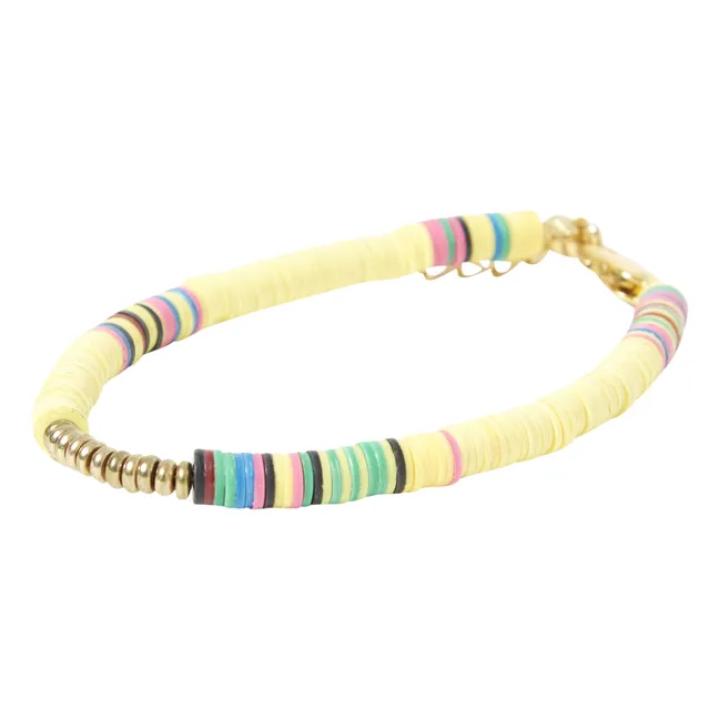 Pulsera Heishi | Amarillo