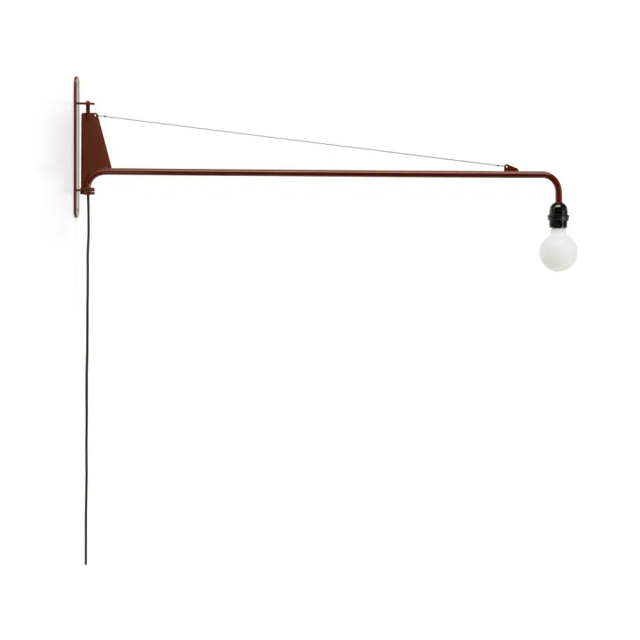 Potence Small Wall Light, Design by Jean Prouvé | Japanese red- Product image n°2