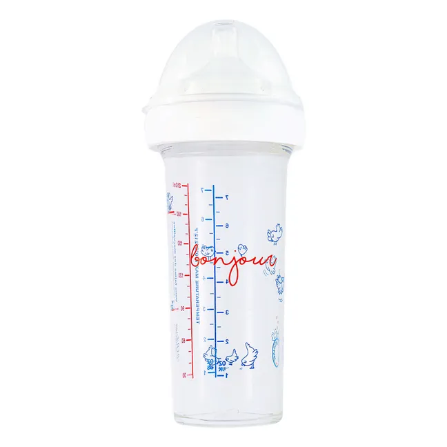 Inès de la Fressange Baby Bottle Set - 210 ml + 210 ml + 360 ml | White