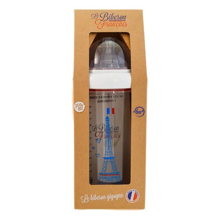 Eiffel Tower Baby Bottle 360 ml - Inès de la Fressange | Blue- Product image n°1