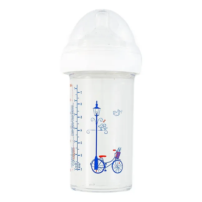 Babyflasche Fahrrad Inès de la Fressange 210 ml | Weiß