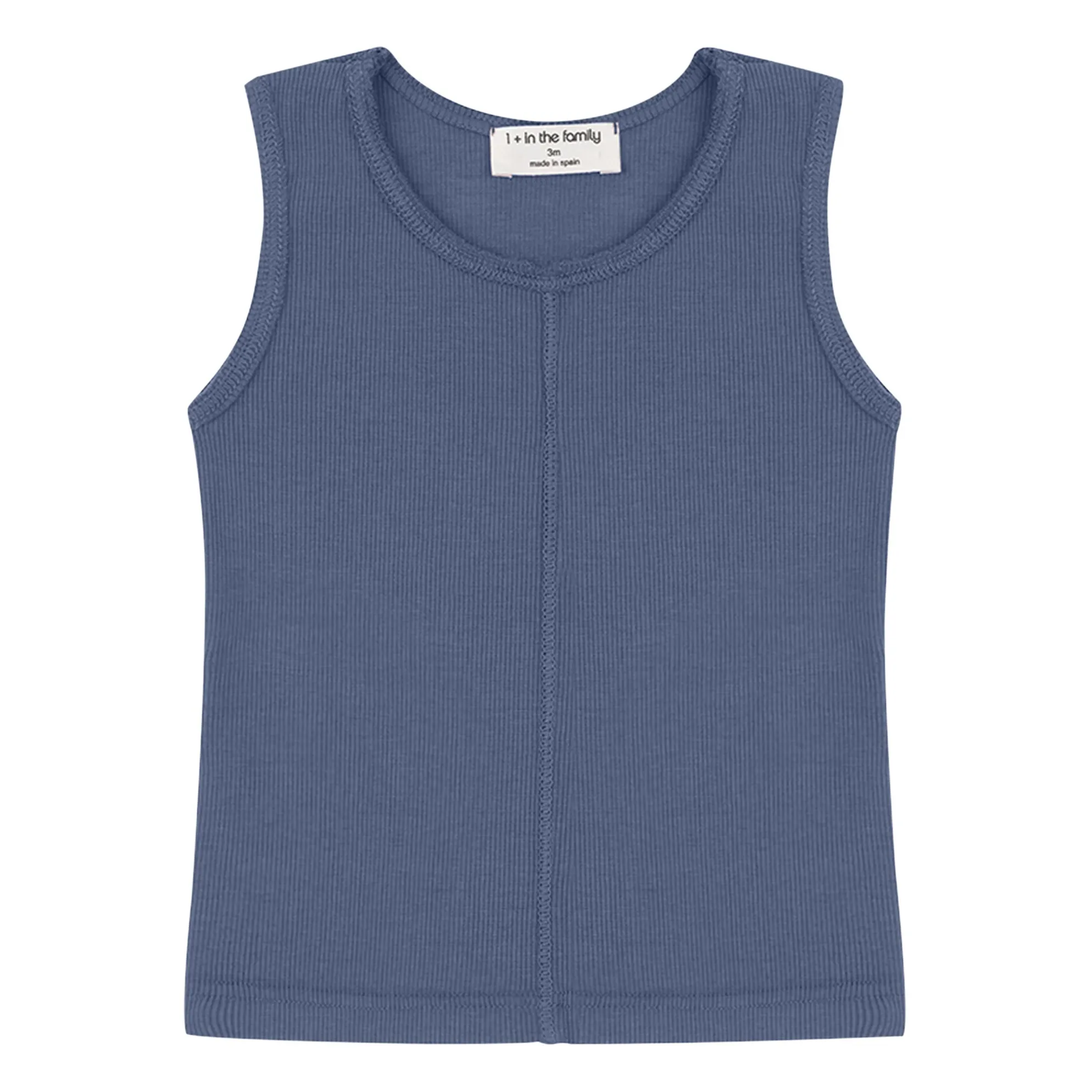 1+ In The Family Navy Blue Lea Tank Top