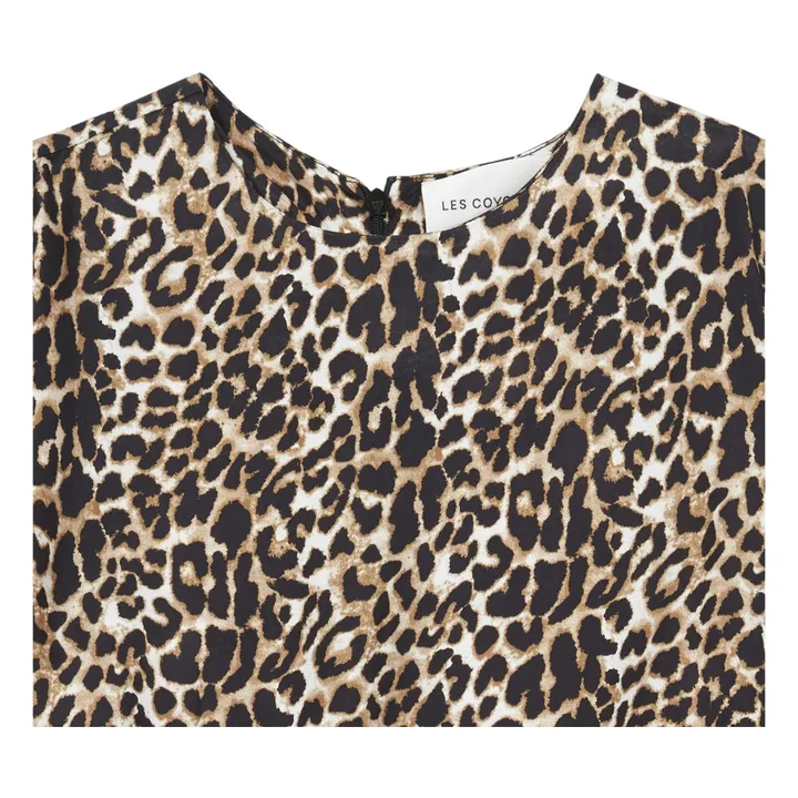 Vestido Leopardo Mette | Marrón- Imagen del producto n°2