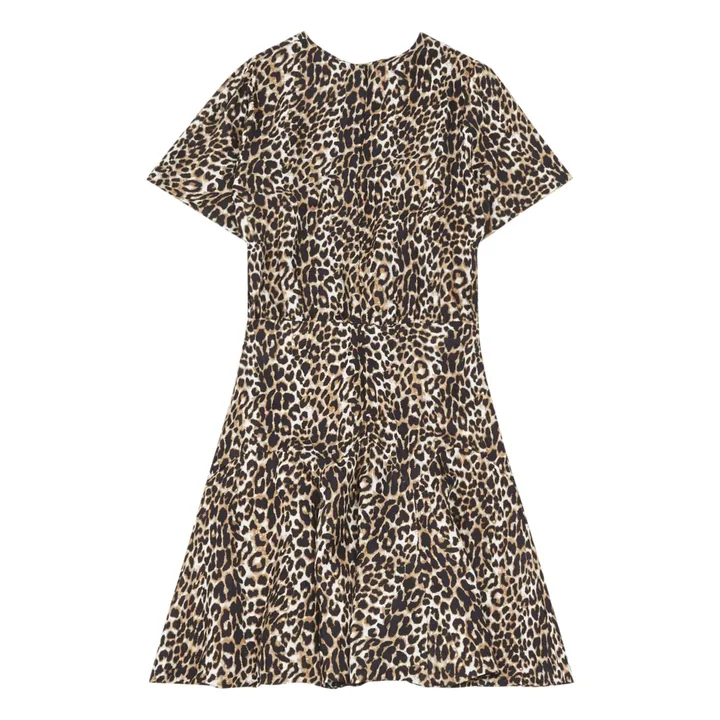 Vestido Leopardo Mette | Marrón- Imagen del producto n°3
