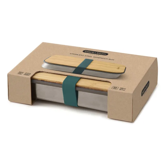 Stainless Steel Sandwich Box | Blue