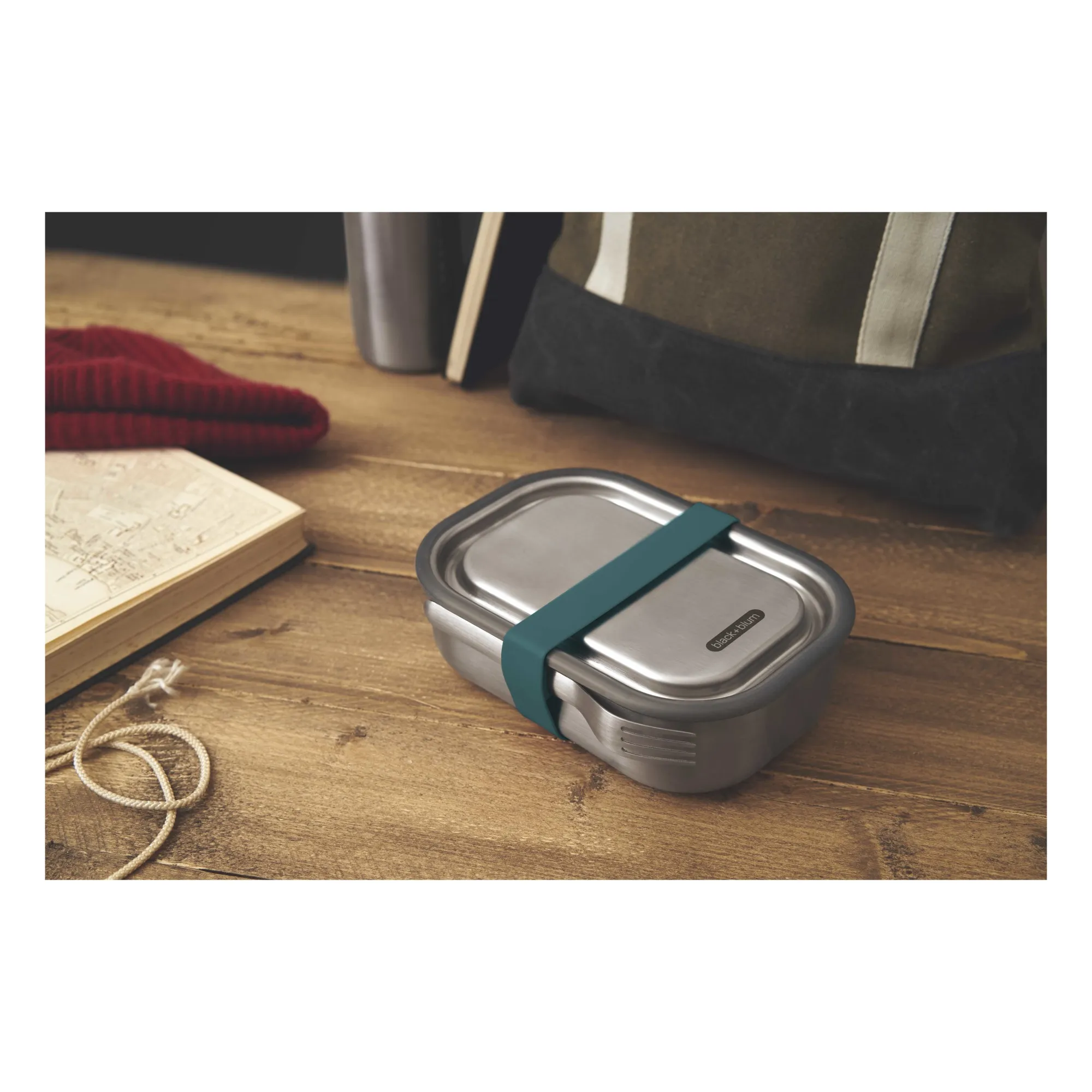 Lunch box Stainless | Bleu- Image produit n°1