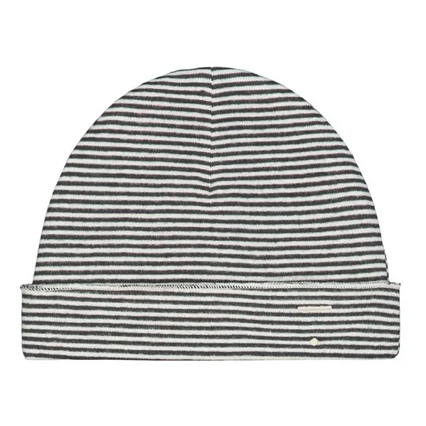 Bonnet Baby Beanie Coton Bio | Gris
