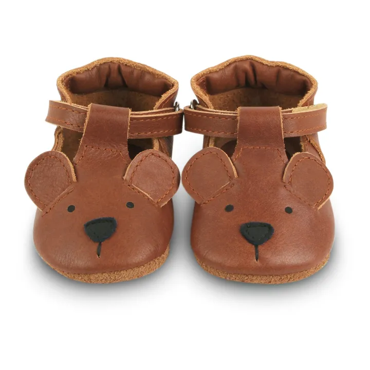 Chaussons Spark Cuir | Camel- Image produit n°4