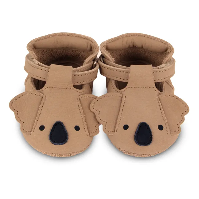 Spark Nubuck Slippers | Cognac