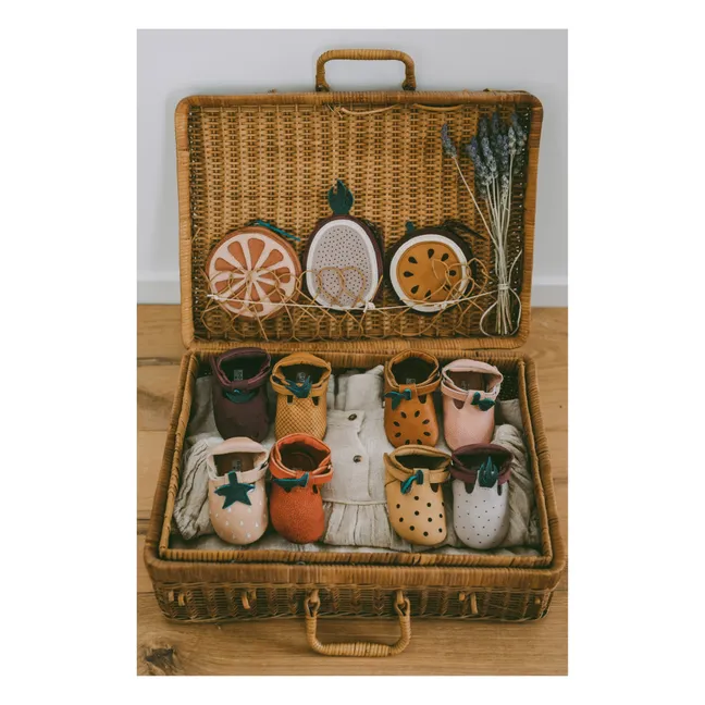 Zapatillas Nanoe Nubuck | Rosa Melocotón