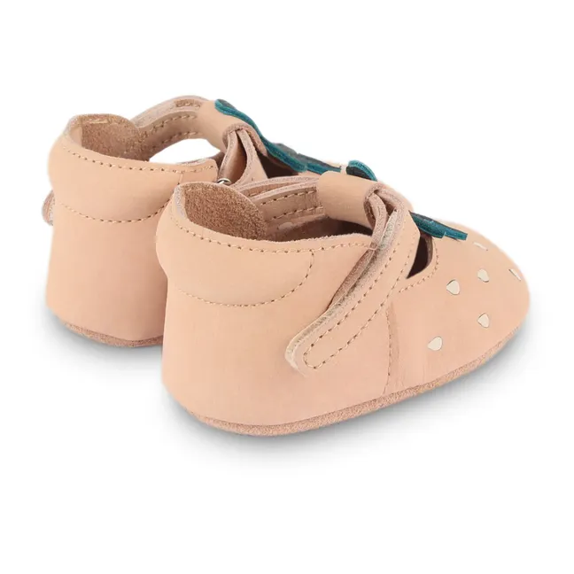 Babyschuhe Nanoe Nubuk | Pfirsichfarben
