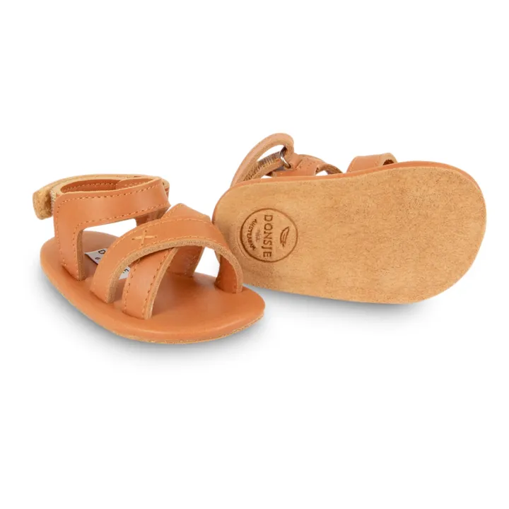 Giggles Leather Sandals | Camel- Product image n°5