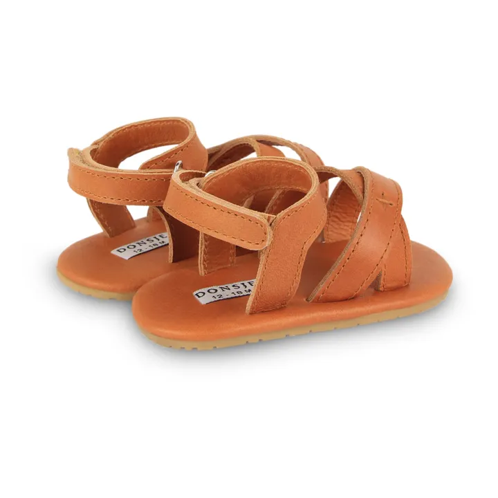 Giggles Leather Sandals | Camel- Product image n°7